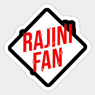 Rajini Fan Sticker